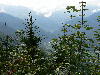 Vallons(where the chalet is) and Sixt further up the valley, from Joux Plane