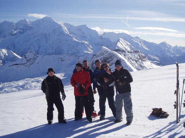 Three of these boys couldn't ski when we arrived!