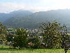 The village from the south facing slopes