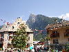 Centre of Samoens. Criou in the background