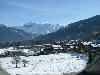 Looking up the valley from Morillon Jan 2005